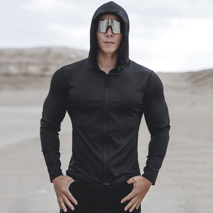 Functional jacket for men with protective hood and sporty design Chic and Style