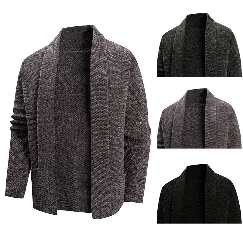 Dames cardigan décontracté avec col ouvert et détails modernes Chic und Stil