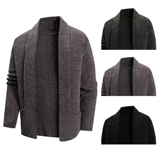 Dames cardigan décontracté avec col ouvert et détails modernes Chic und Stil
