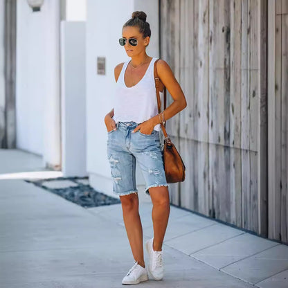 Shorts en jean pour femmes Chic und Stil