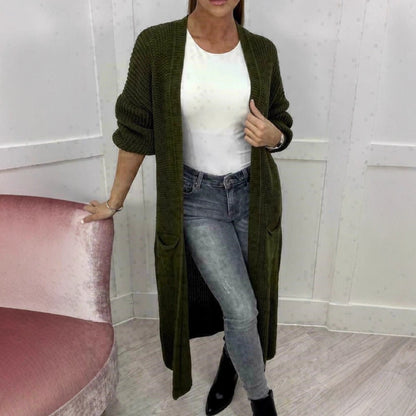 Pull-over pour dames en gros tricot avec coupe décontractée et manches longues Chic und Still