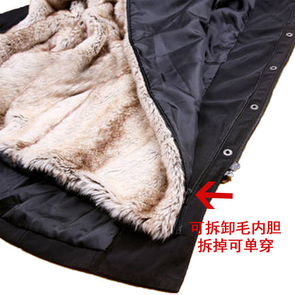 Ladies Outerwear Parka with adjustable drawstring and removable hood Chic and Style