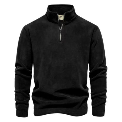 Pull en polaire pour hommes avec col montant Chic und Stil