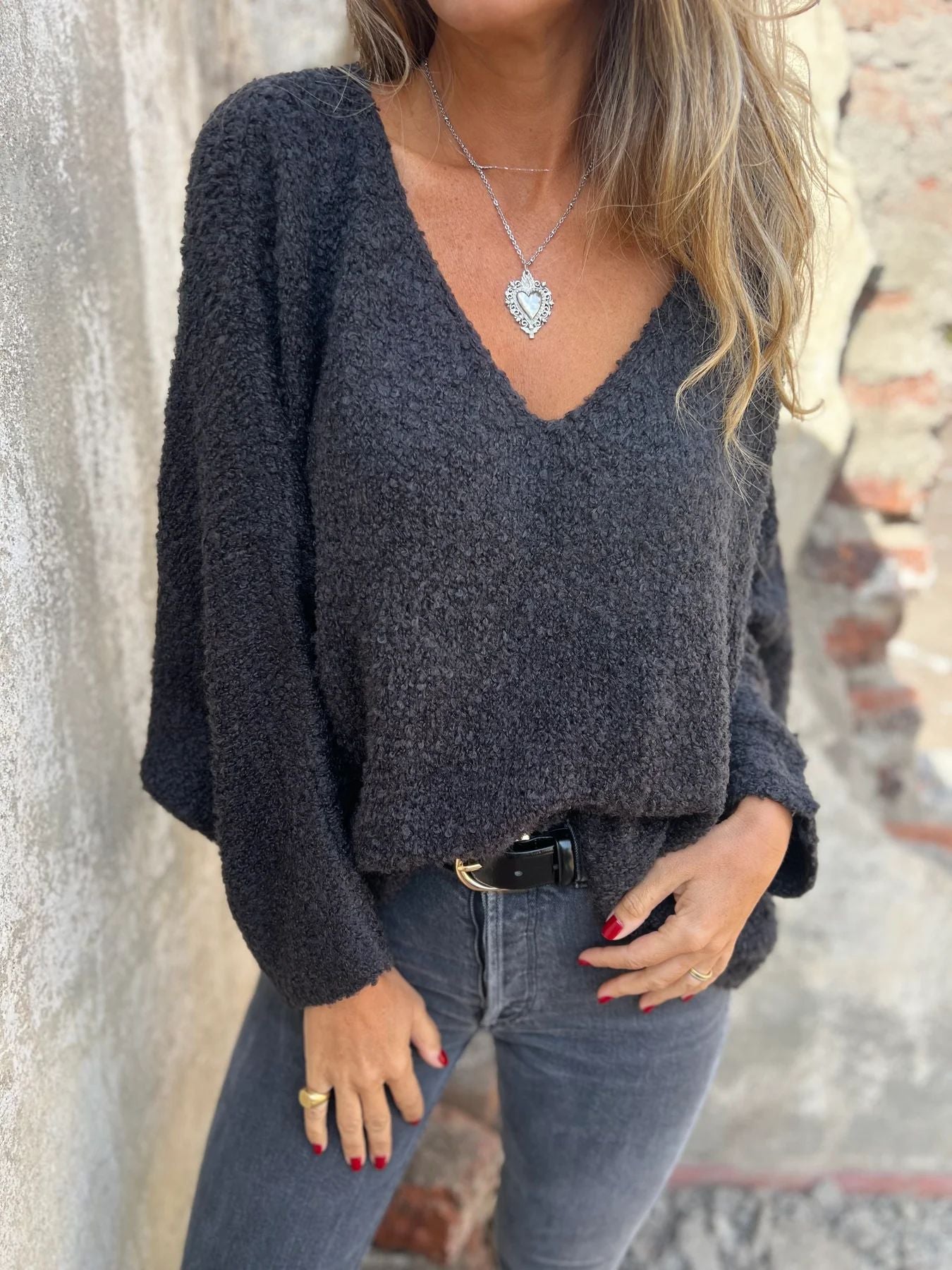 Dames pull douillet Chic und Stil