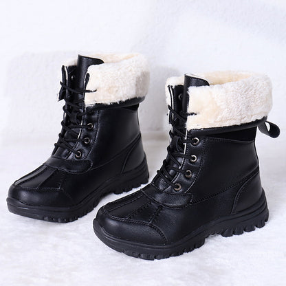 Bottes d'hiver pour femmes doublées avec semelle antidérapante Chic und Stil