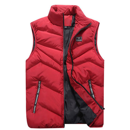 Dame gilet matelassé avec col montant et poches latérales zippées Chic und Stil
