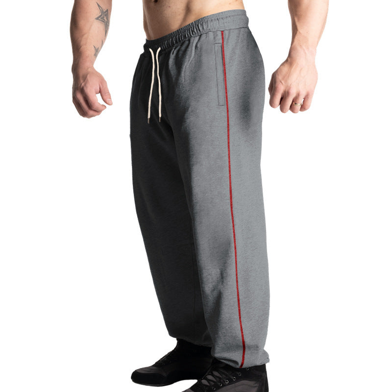 Comfortable sports pants for men with side pockets and adjustable waist Chic and Style