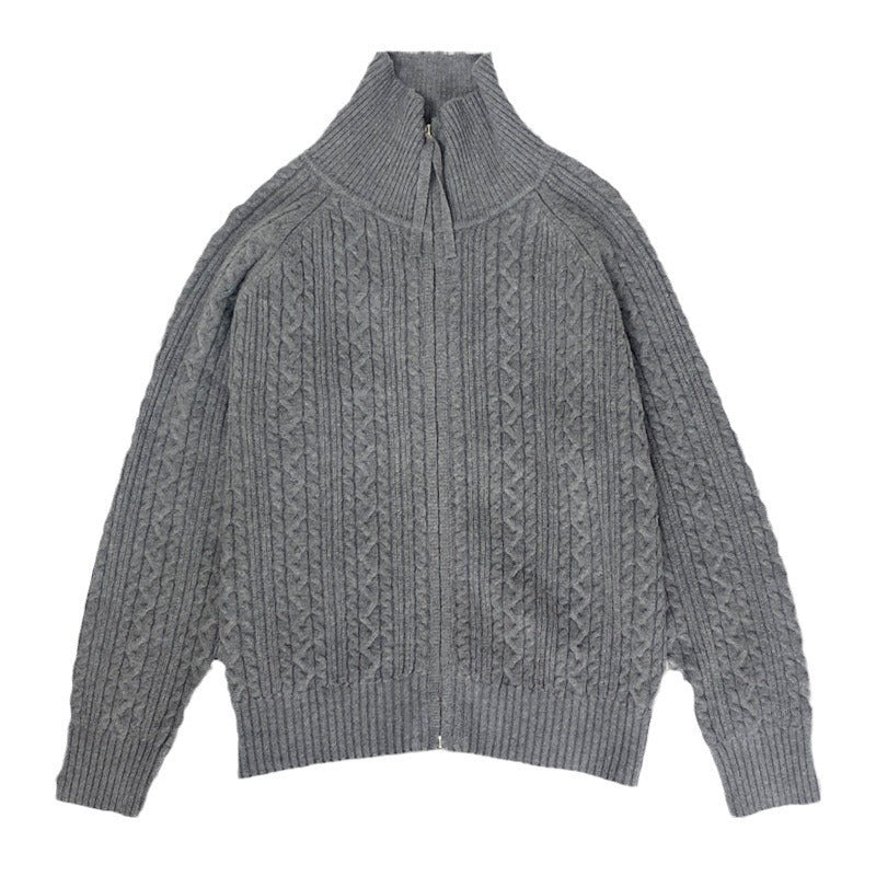 Dames gilet avec col haut et fermeture éclair Chic und Stil