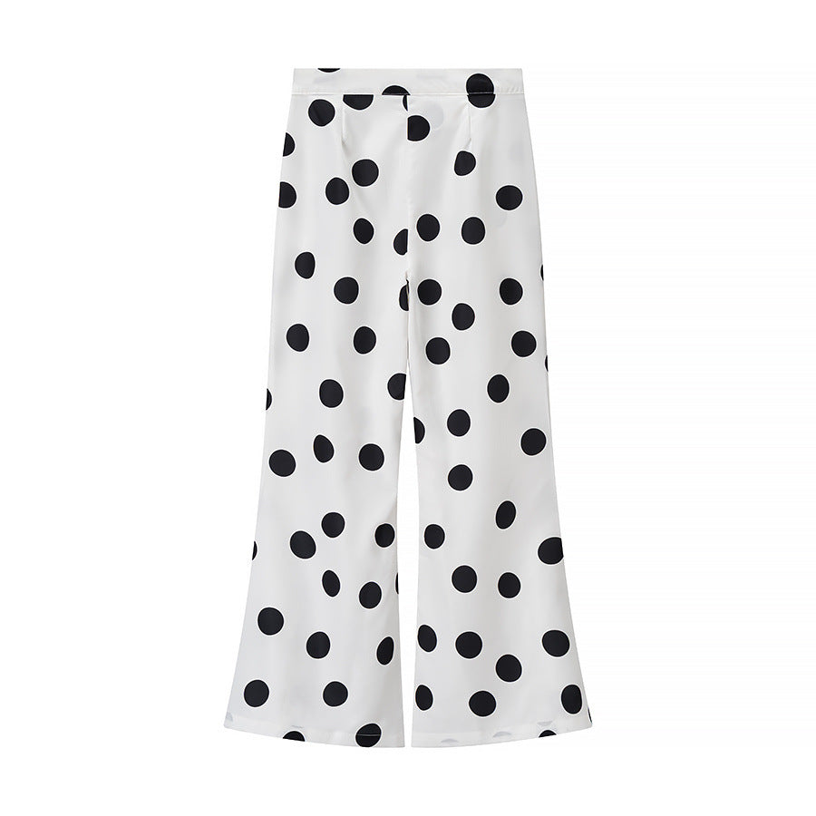 Dame culotte à pois avec taille élastique Chic und Stil