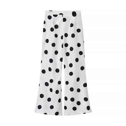 Dame culotte à pois avec taille élastique Chic und Stil