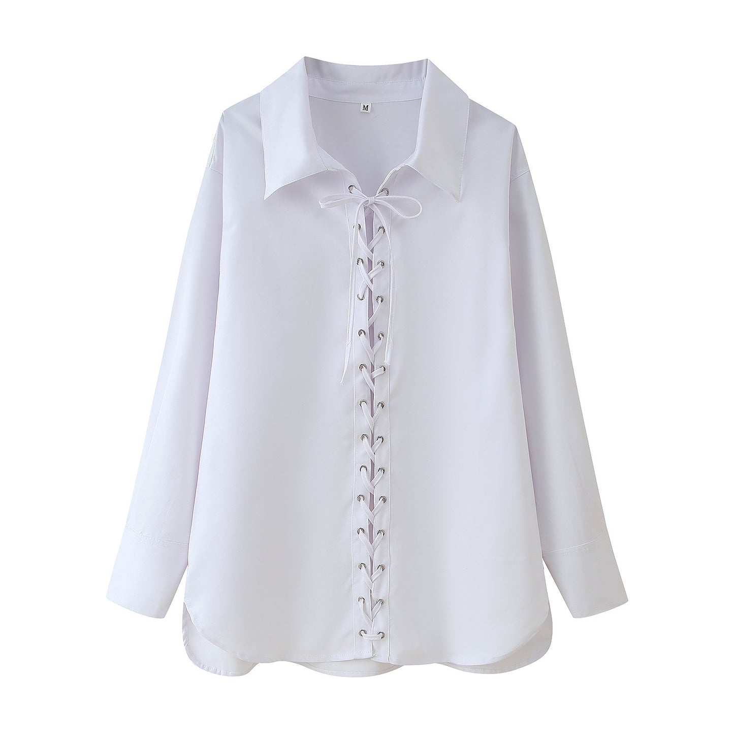 Chemisier pour femme avec un laçage élégant et un col moderne Chic und Stil