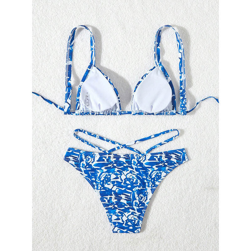 Dames Ensemble de bikini triangle ajustable élégant Chic und Stil