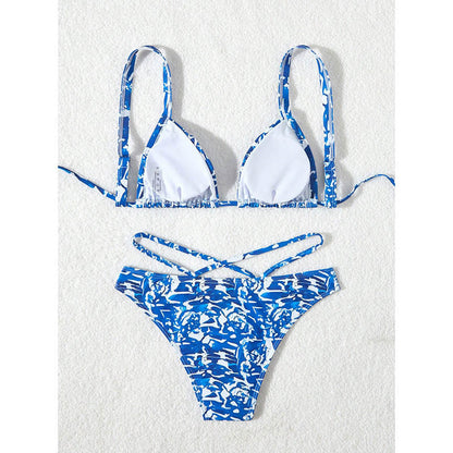 Dames Ensemble de bikini triangle ajustable élégant Chic und Stil