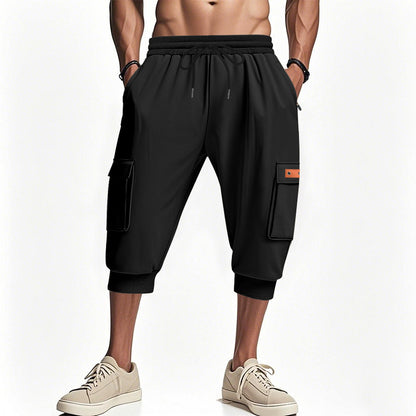 Pantalons cargo stylés pour hommes avec jambes courtes et poches pratiques Chic und Stil