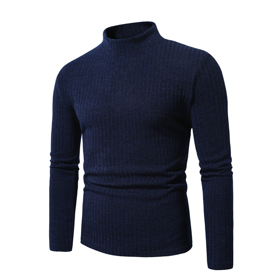 Pull col roulé en maille fine pour hommes Chic und Stil