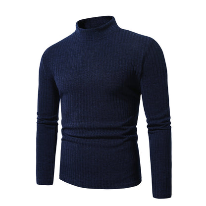 Pull col roulé en maille fine pour hommes Chic und Stil