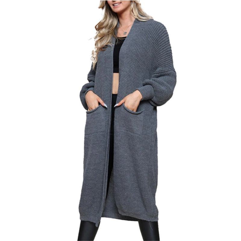 Cardigan en maille épaisse pour femmes avec poches profondes et coupe décontractée Chic und Stil