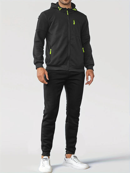 Veste en polaire sportive pour hommes avec poches zippées pratiques Chic und Stil