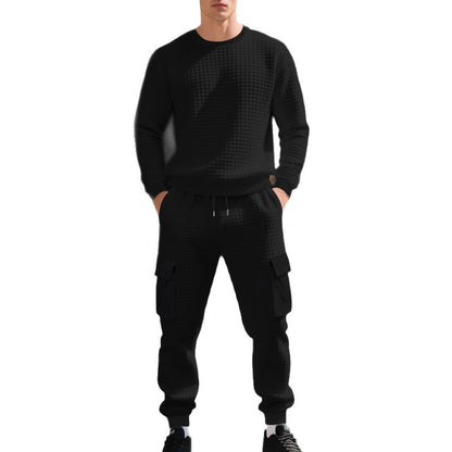 Chic and Style casual sweatshirt and cargo pants set for men