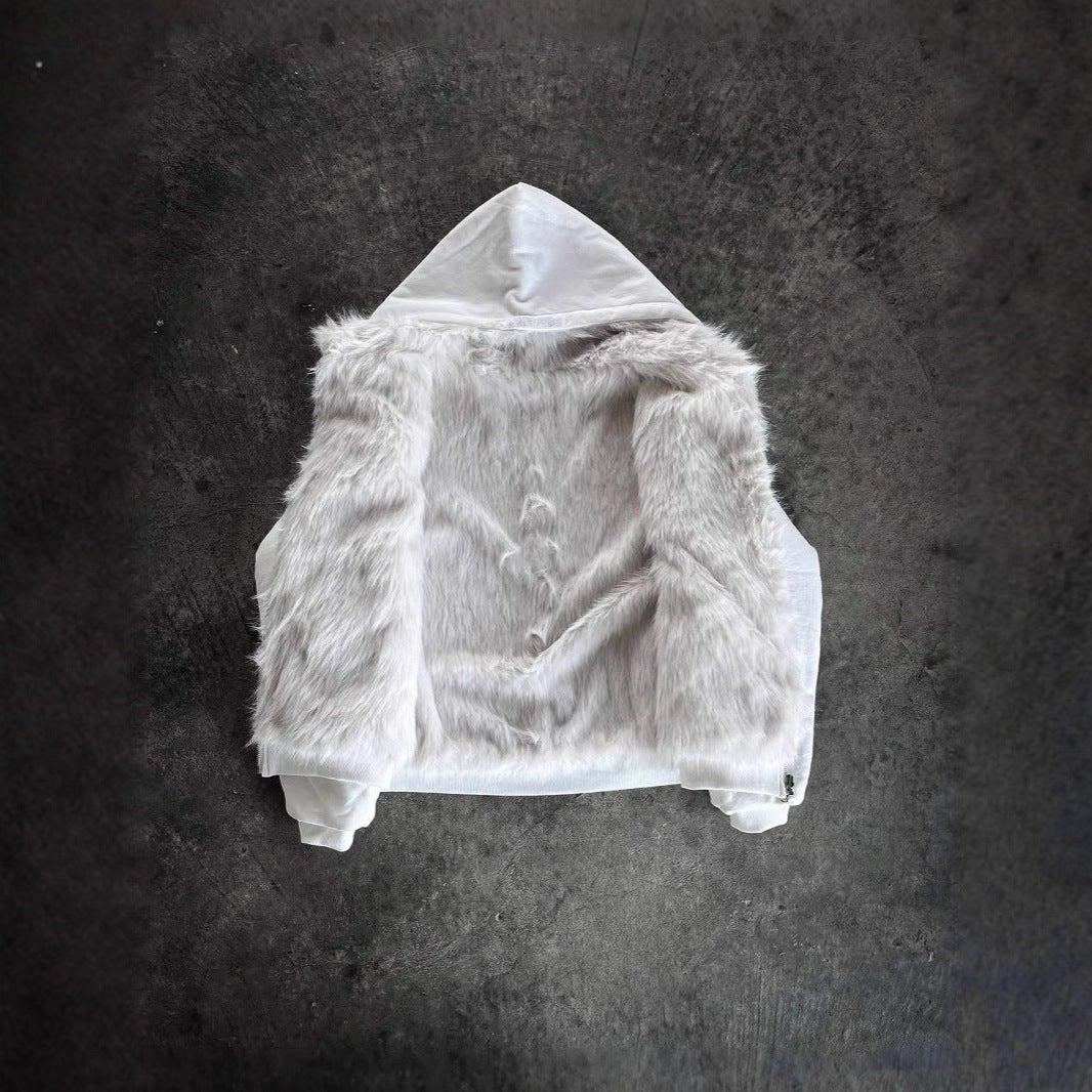 Dame veste à capuche avec doublure douce et coupe moderne Chic und Stil