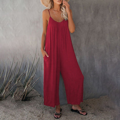 Dames Élégant Combinaison Sans Manches Chic und Stil