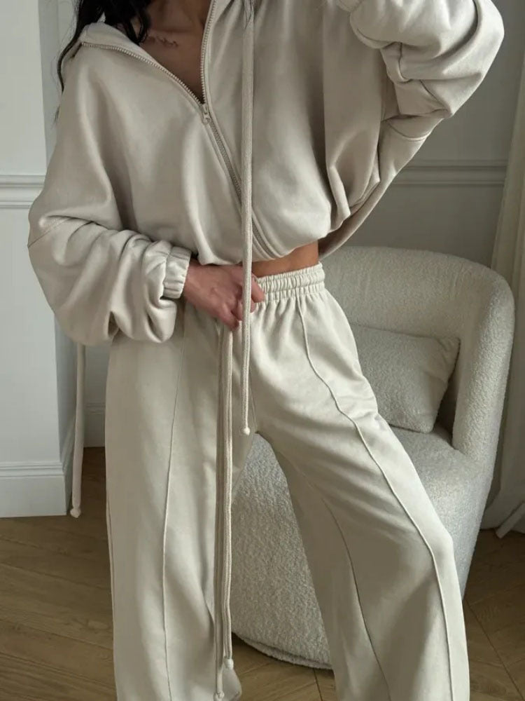 Dames confortable Survêtement oversize Chic und Stil