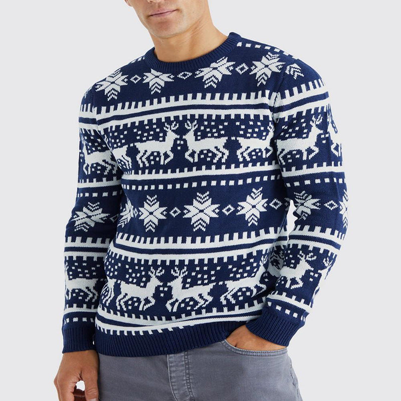 Funny Christmas sweatshirt for men with exclusive Chic und Stil pattern