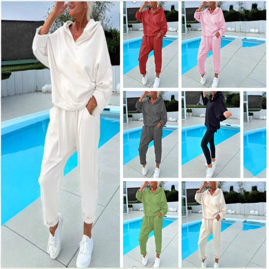 Chic and Stylish Women's Trendy Hoodie and Jogger Pants Set