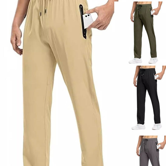 Men's sporty leisure pants with zip pockets on the sides Chic and Style