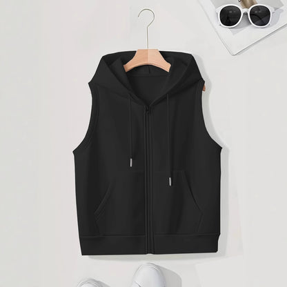 Veste à capuche sportive pour dames avec fermeture éclair et poches pratiques Chic und Stil