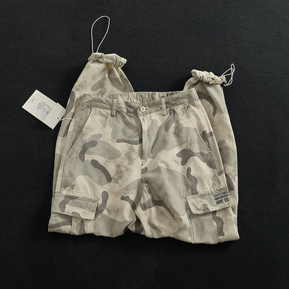 Cargo pants for women with versatile pockets and modern camouflage design Chic and Style