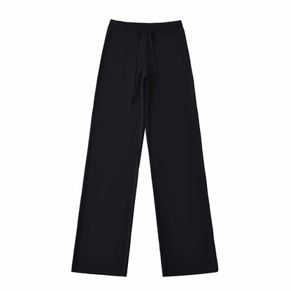 Chic and Style casual wide jersey pants for women