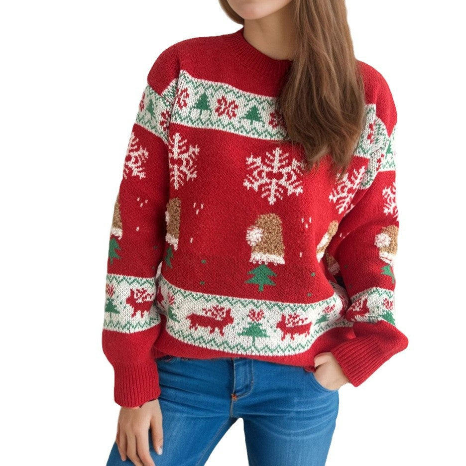 Pull femme de Noël avec motifs festifs et tricot doux Chic und Stil