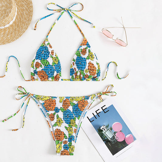 Chic und Stil Structured Triangle Bikini Set for Women