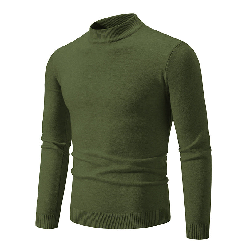 Pull élégant pour hommes avec col montant Chic und Stil