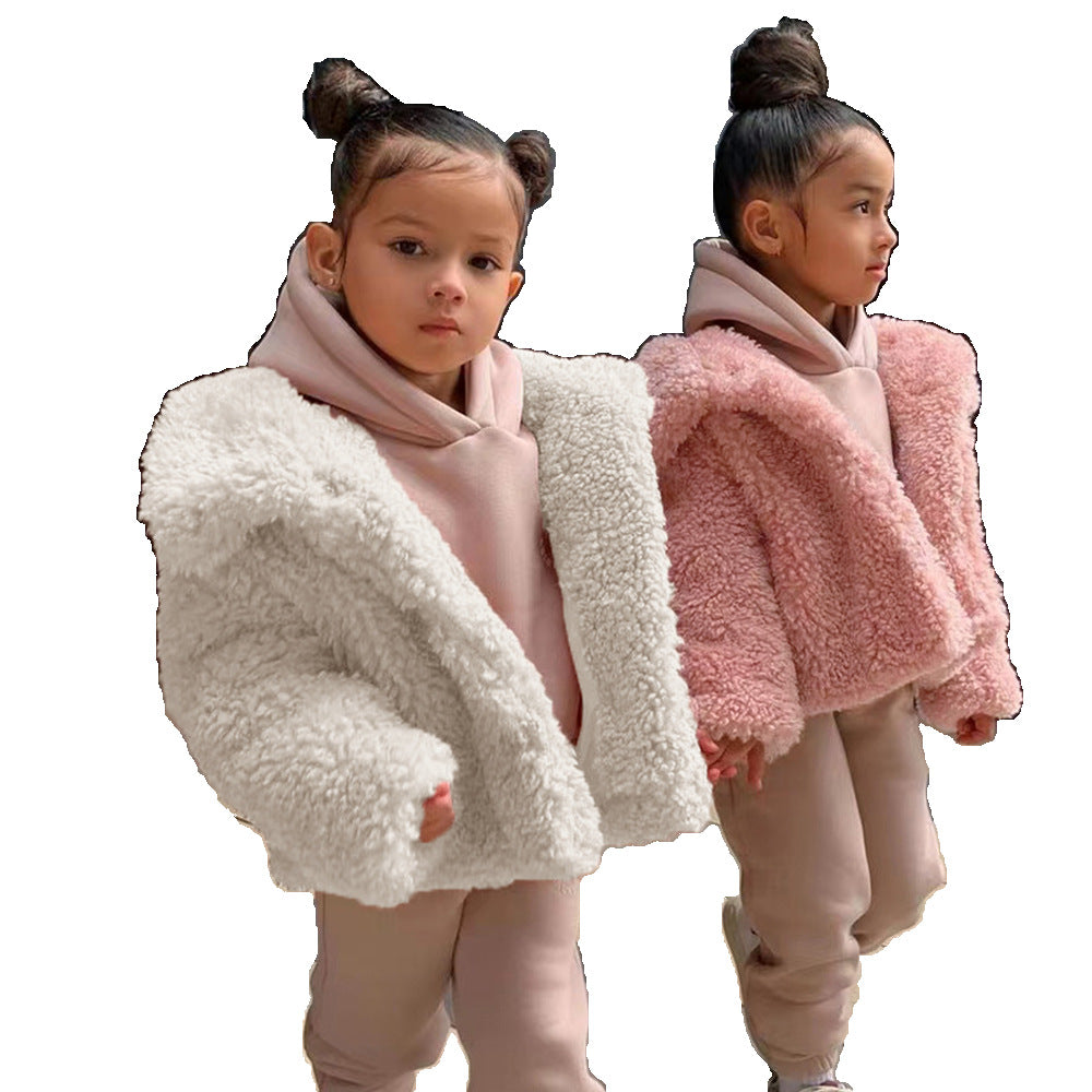 Ladies Plush Oversized Pullover Chic and Style