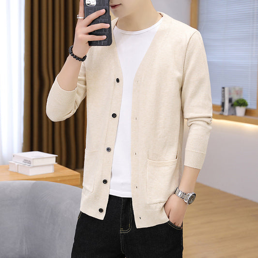 Cardigan en tricot léger élégant pour hommes avec poches Chic und Stil