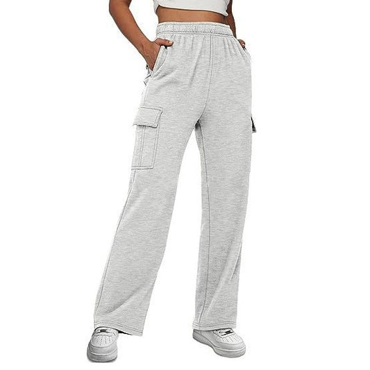 Pantalon cargo polyvalent pour femmes avec taille élastique et de nombreuses poches Chic und Stil