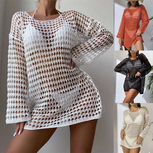 Tunique de plage en crochet pour femmes Chic und Stil 1750920298