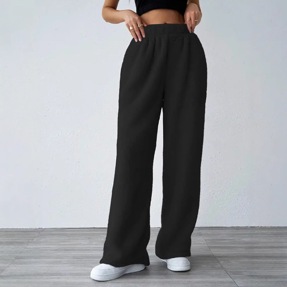 Ladies Comfortable Fleece Pants in Chic and Stylish Loose Design