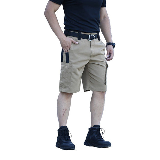 Shorts cargo pour hommes avec poches latérales pratiques et taille réglable Chic und Stil