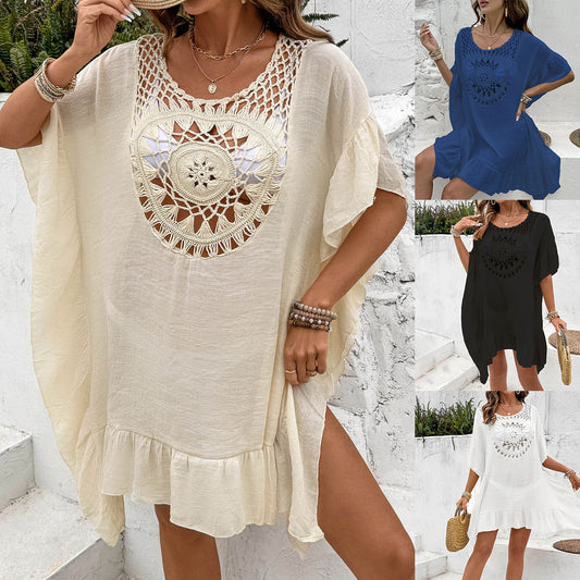 Robe de plage en crochet boho chic pour femmes Chic und Stil