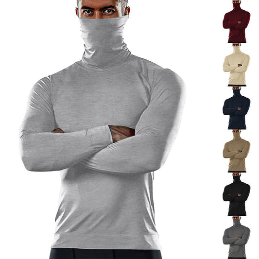 Chemise fonctionnelle pour hommes avec col montant et coupe ajustée Chic und Stil