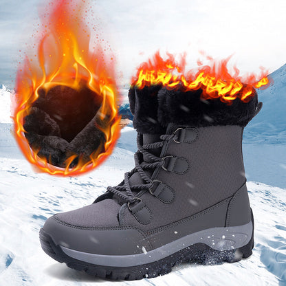 Bottes d'hiver isolées pour femmes avec doublure chaude Chic und Stil