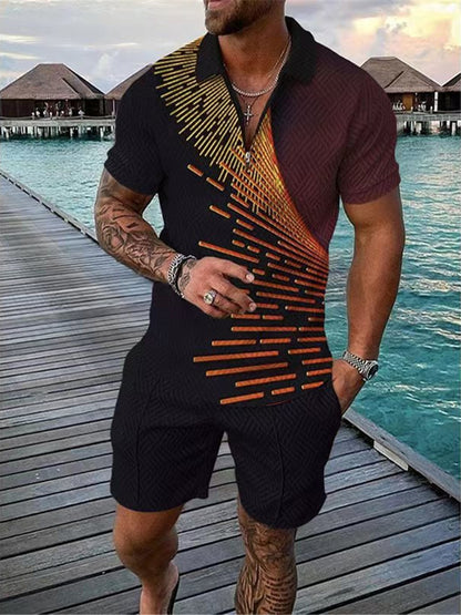 Men's Casual Polo Structured Chic Combination and Style