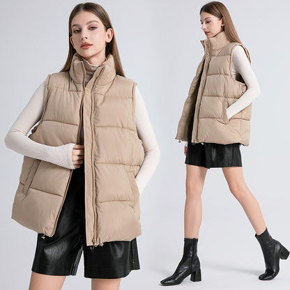 Dames gilet matelassé à la mode Chic und Stil