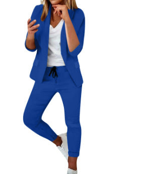 Elegant and modern suit set for women with fitted blazer and slim pants Chic and Style