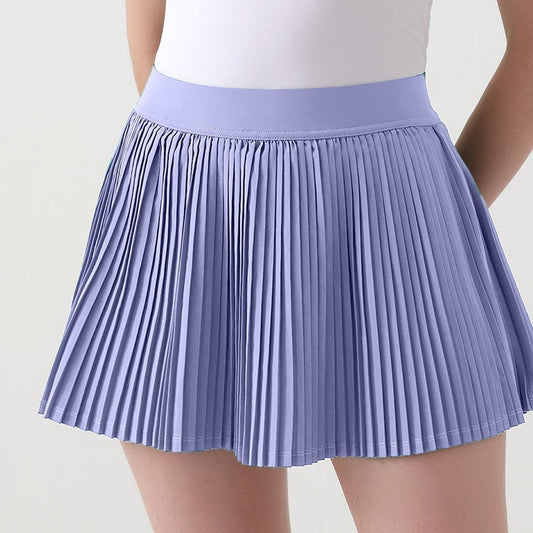 Jupe mini plissée pour femmes avec taille élastique et tissu léger Chic und Stil