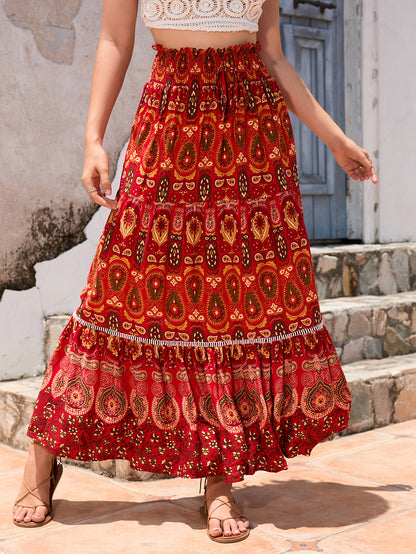 Roc Chic und Stil maxi jupe boho femme