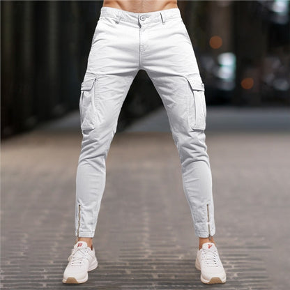 Modern cargo pants for men with zipper Chic and Style